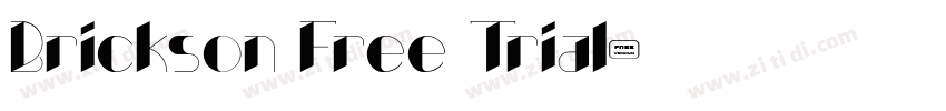 Brickson Free Trial字体转换